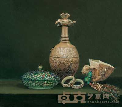 王胜利 1995年作 清宫御宝 46×53cm